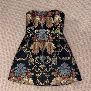 Black patterned LPA dress